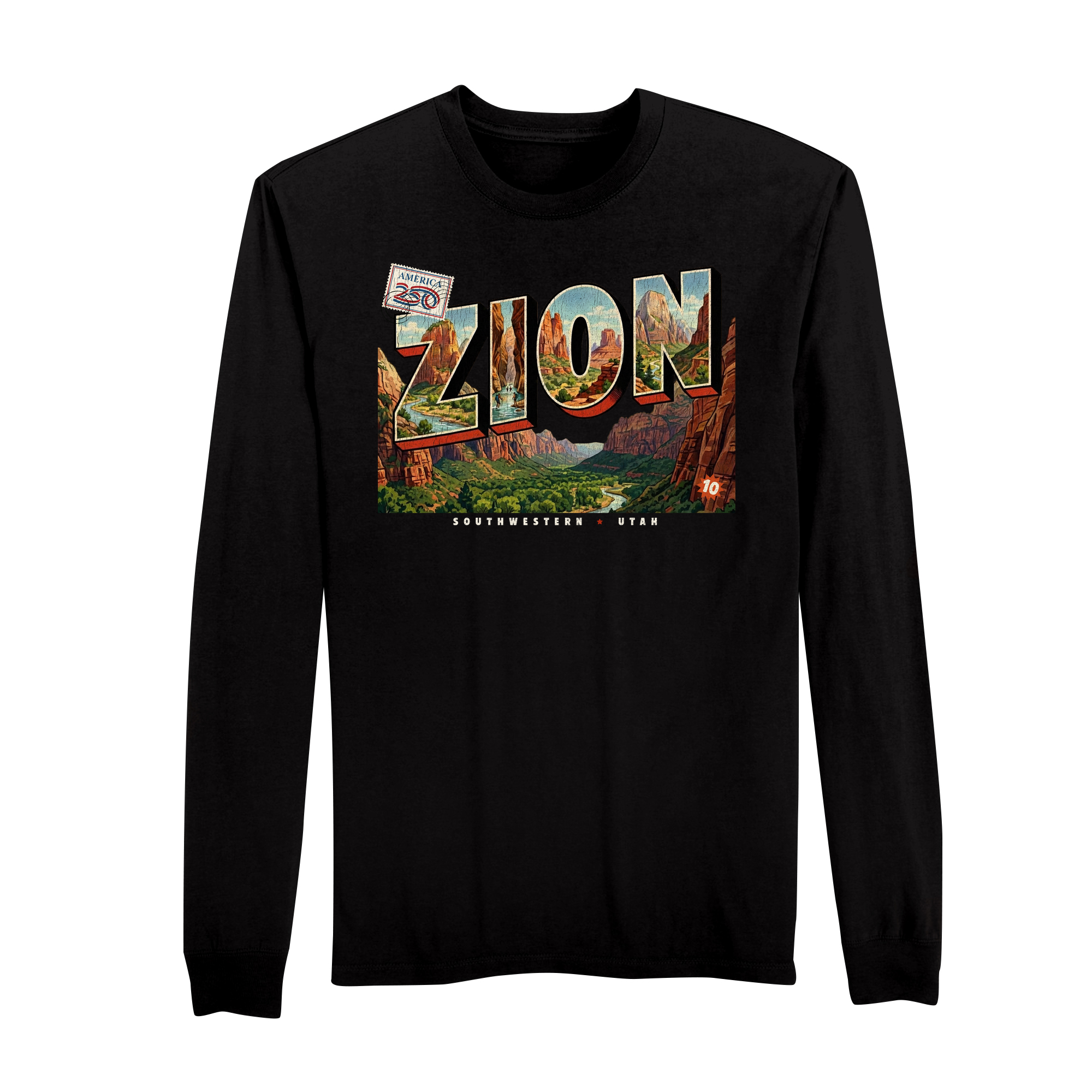 America250 Zion Men's Long Sleeve T-Shirt