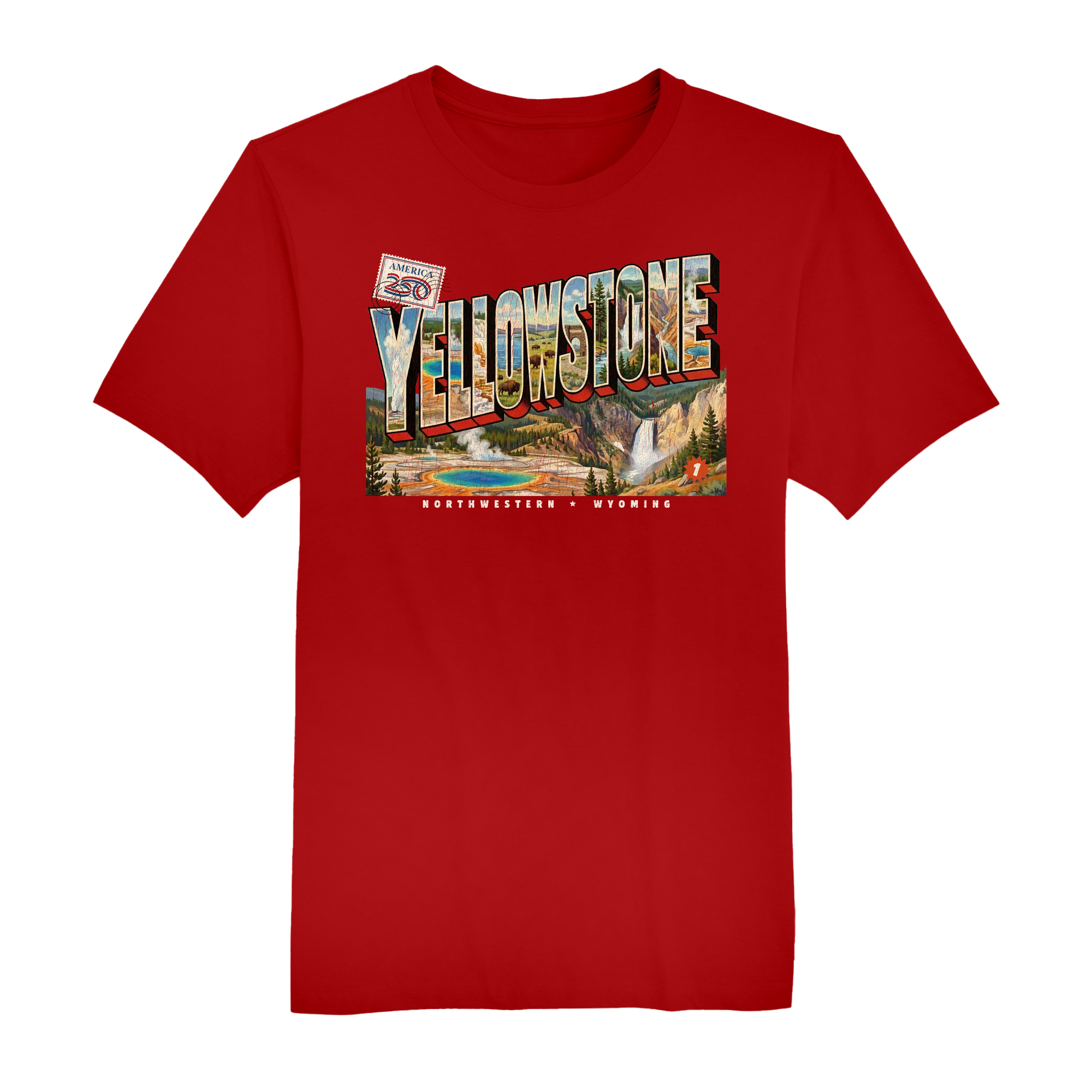 America250 Yellowstone Men's T-Shirt
