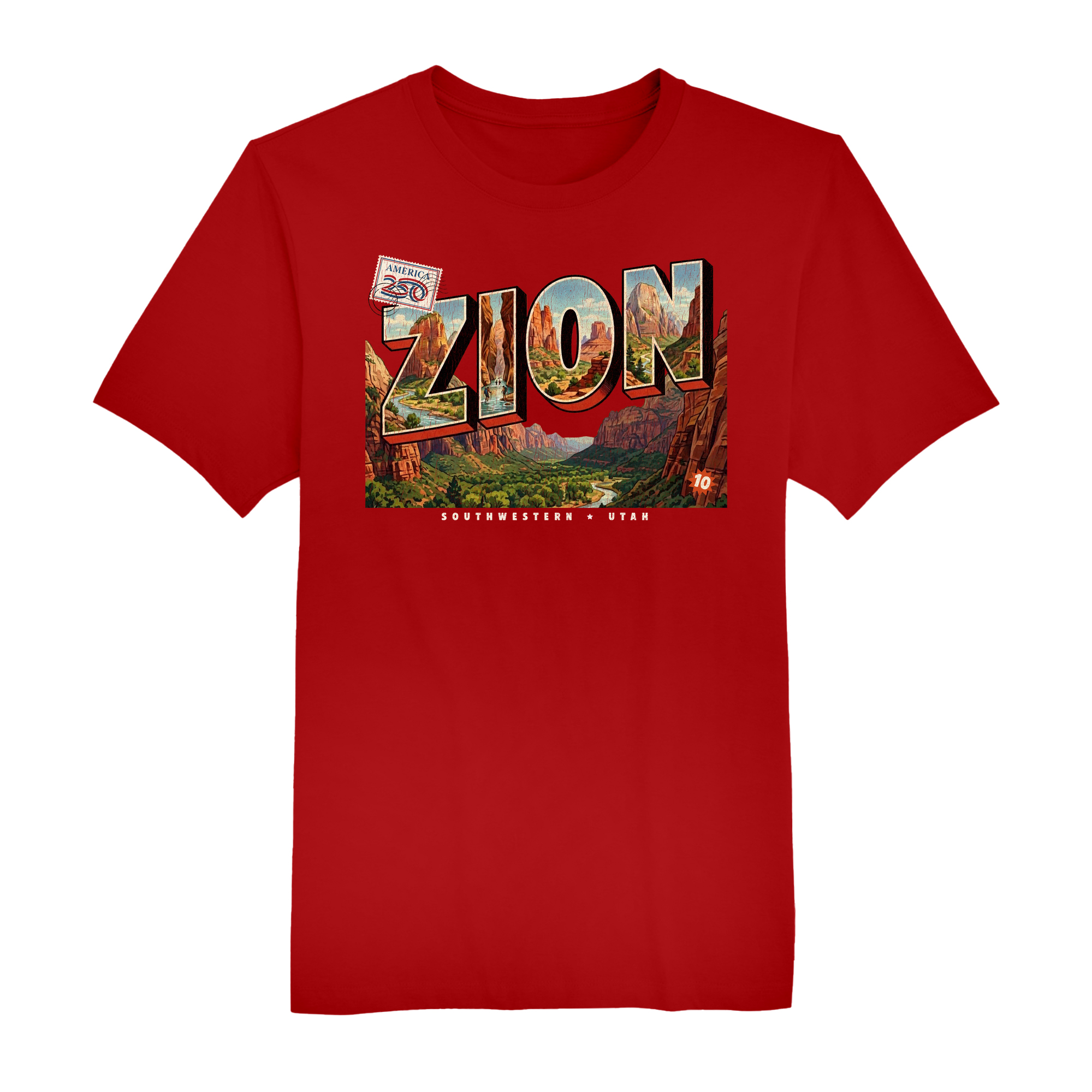 Mens Small Red Short Sleeve Tee