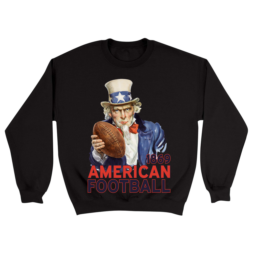 Unisex Small Black Crewneck Sweatshirt