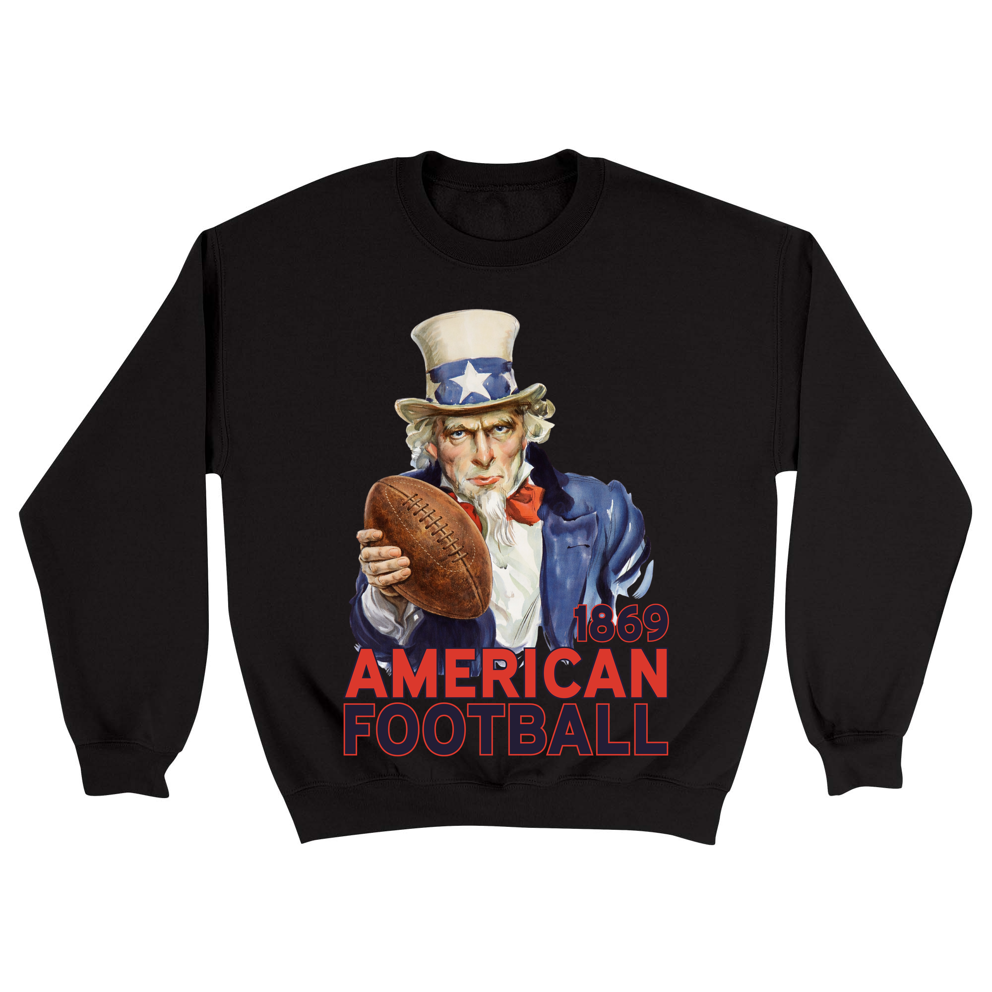 Unisex Small Black Crewneck Sweatshirt