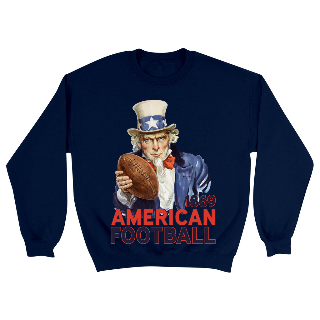 Unisex Small Navy Crewneck Sweatshirt