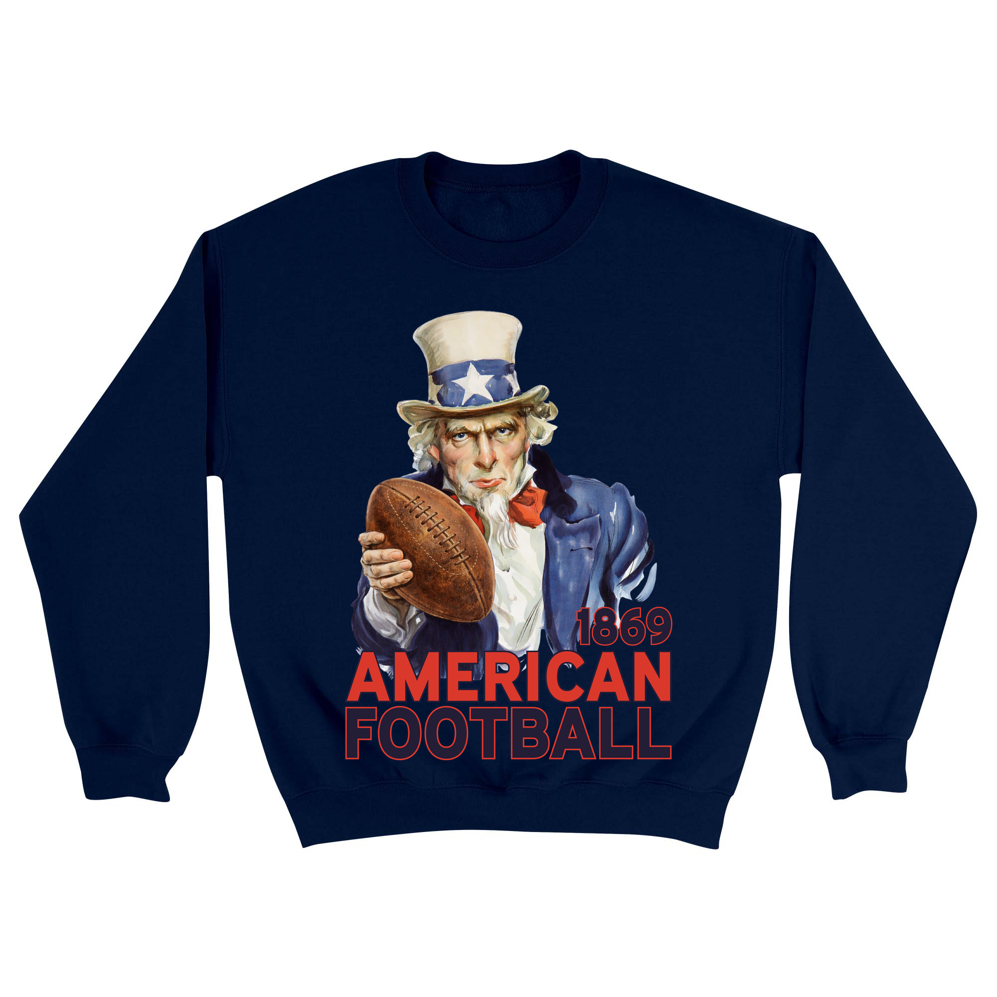 Unisex Small Navy Crewneck Sweatshirt