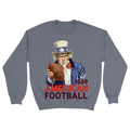 Unisex Small Dark Ash Crewneck Sweatshirt