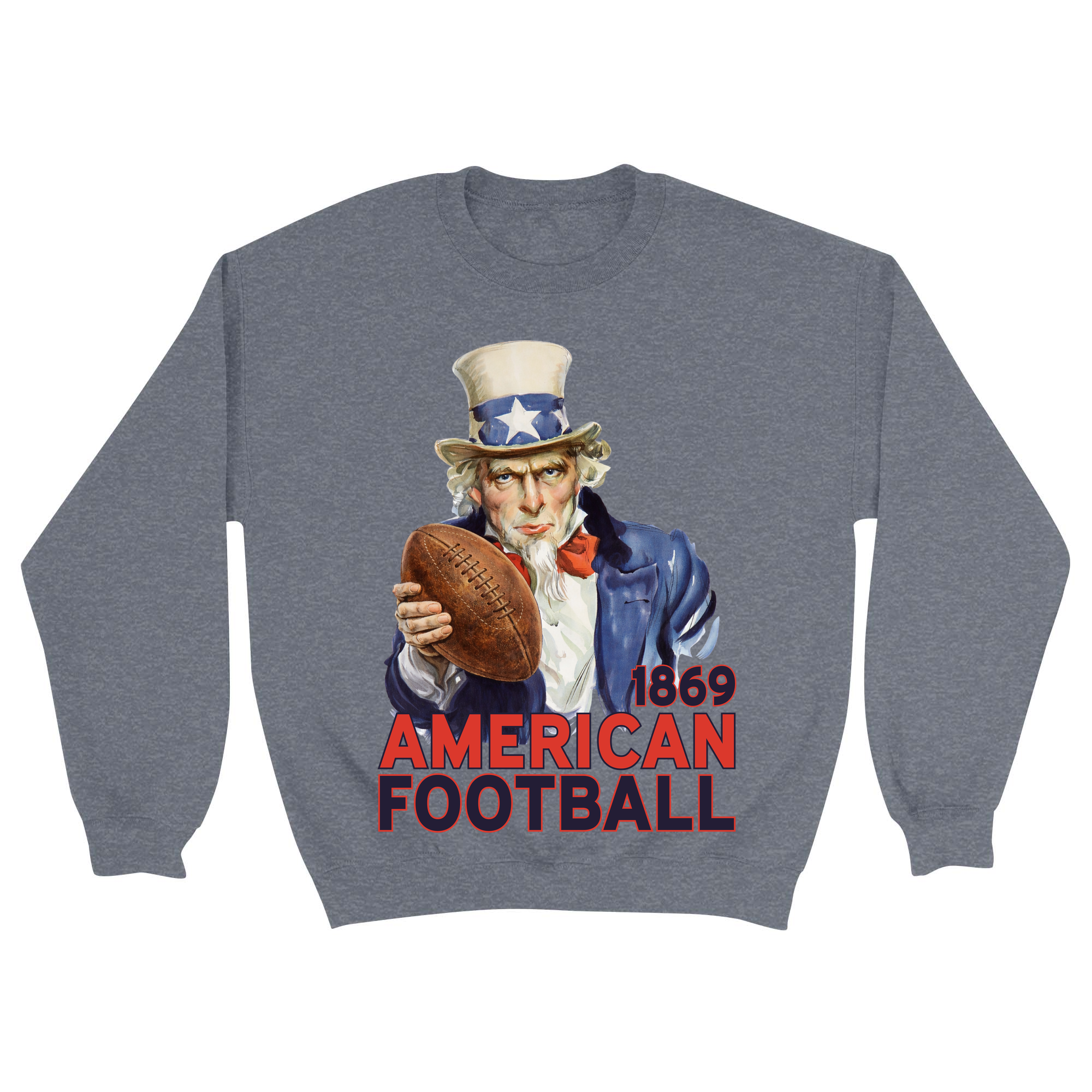 Unisex Small Dark Ash Crewneck Sweatshirt