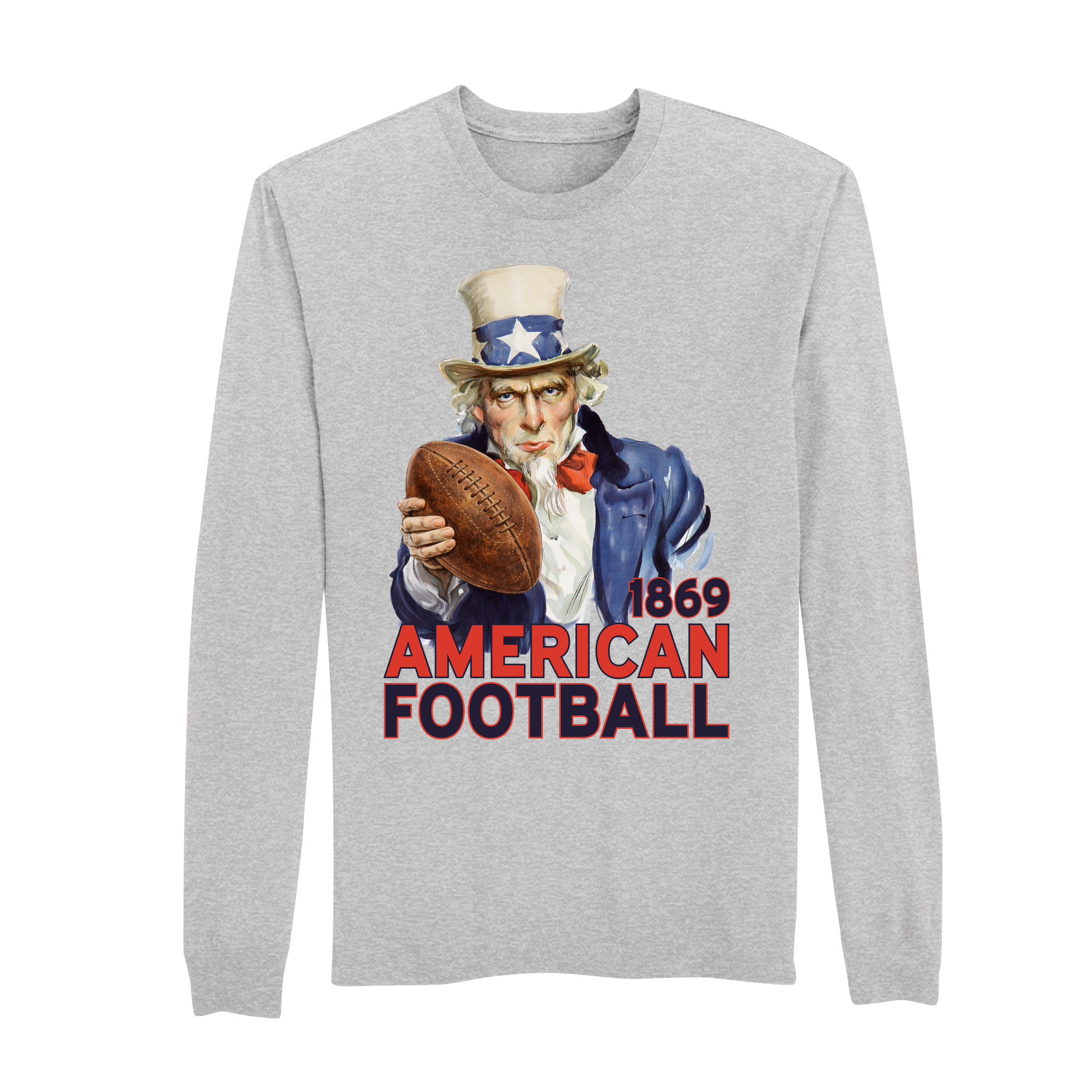 America250 We Want Football Men's Long Sleeve T-Shirt