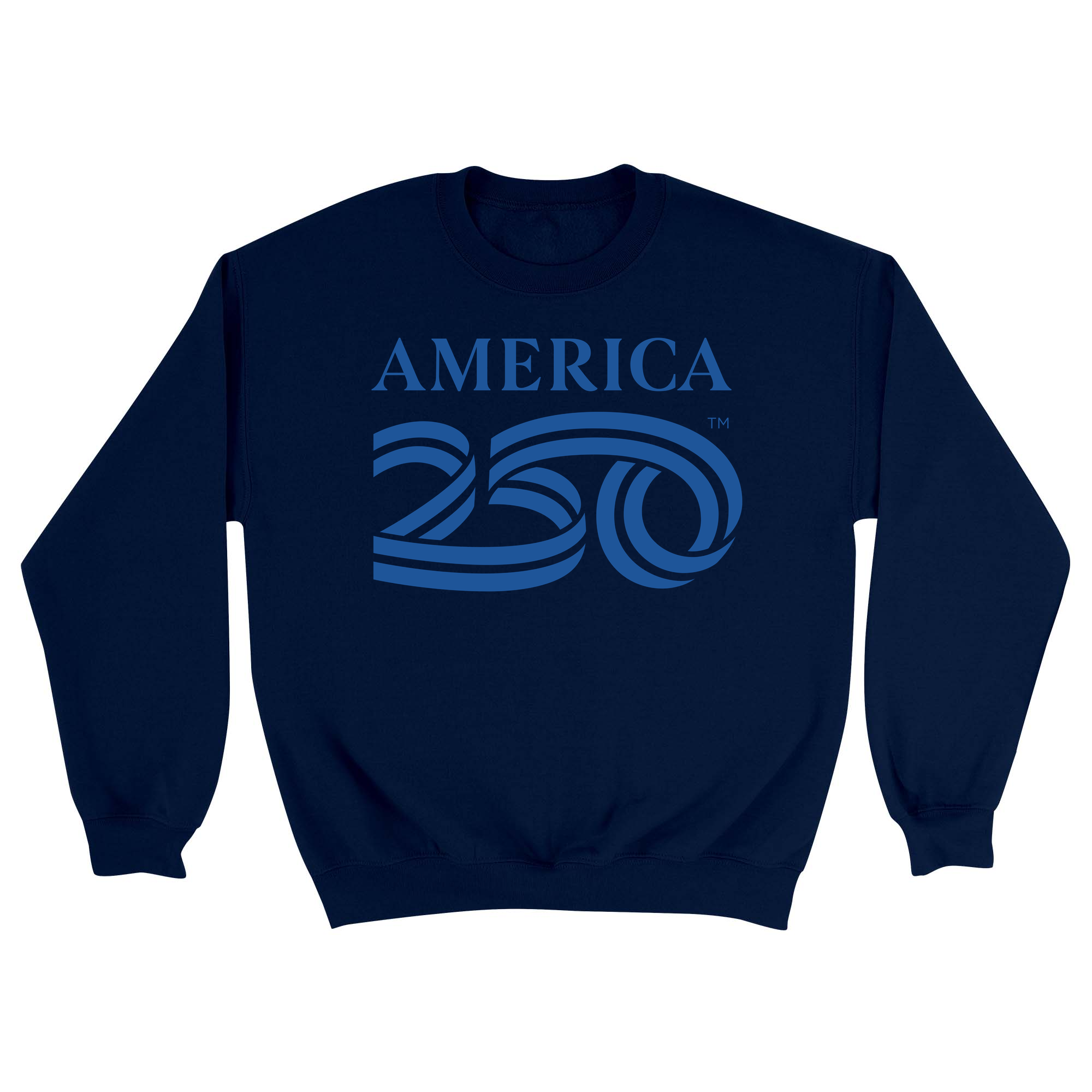 Unisex Small Navy Crewneck Sweatshirt