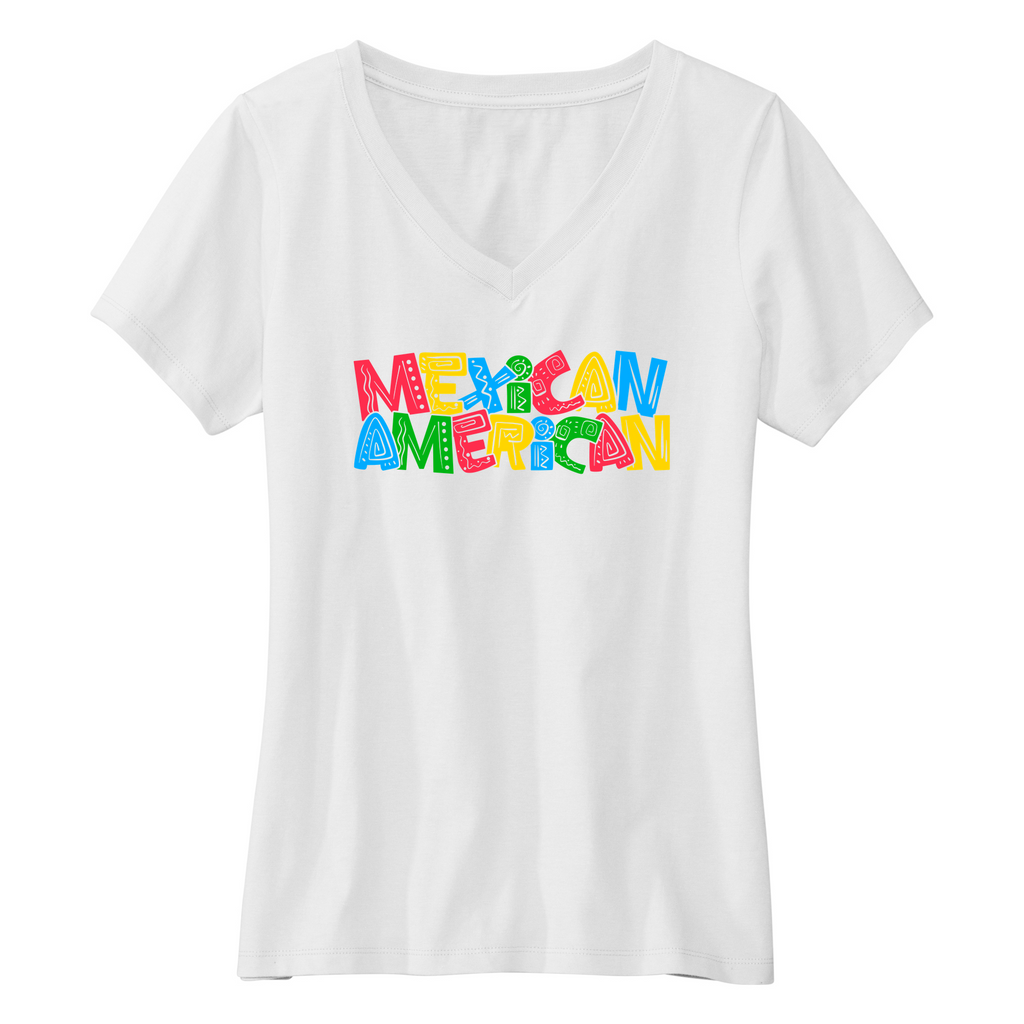 Womens Small White Short Sleeve V-neck Tee