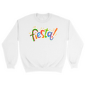 Unisex Small White Crewneck Sweatshirt