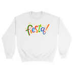 Unisex Small White Crewneck Sweatshirt