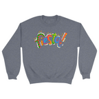 Unisex Small Dark Ash Crewneck Sweatshirt