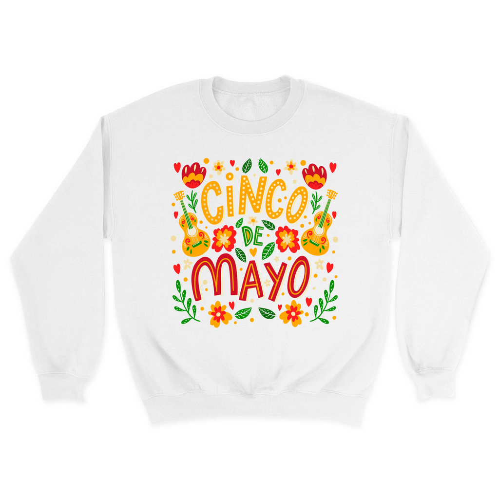 Unisex Small White Crewneck Sweatshirt