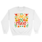 Unisex Small White Crewneck Sweatshirt