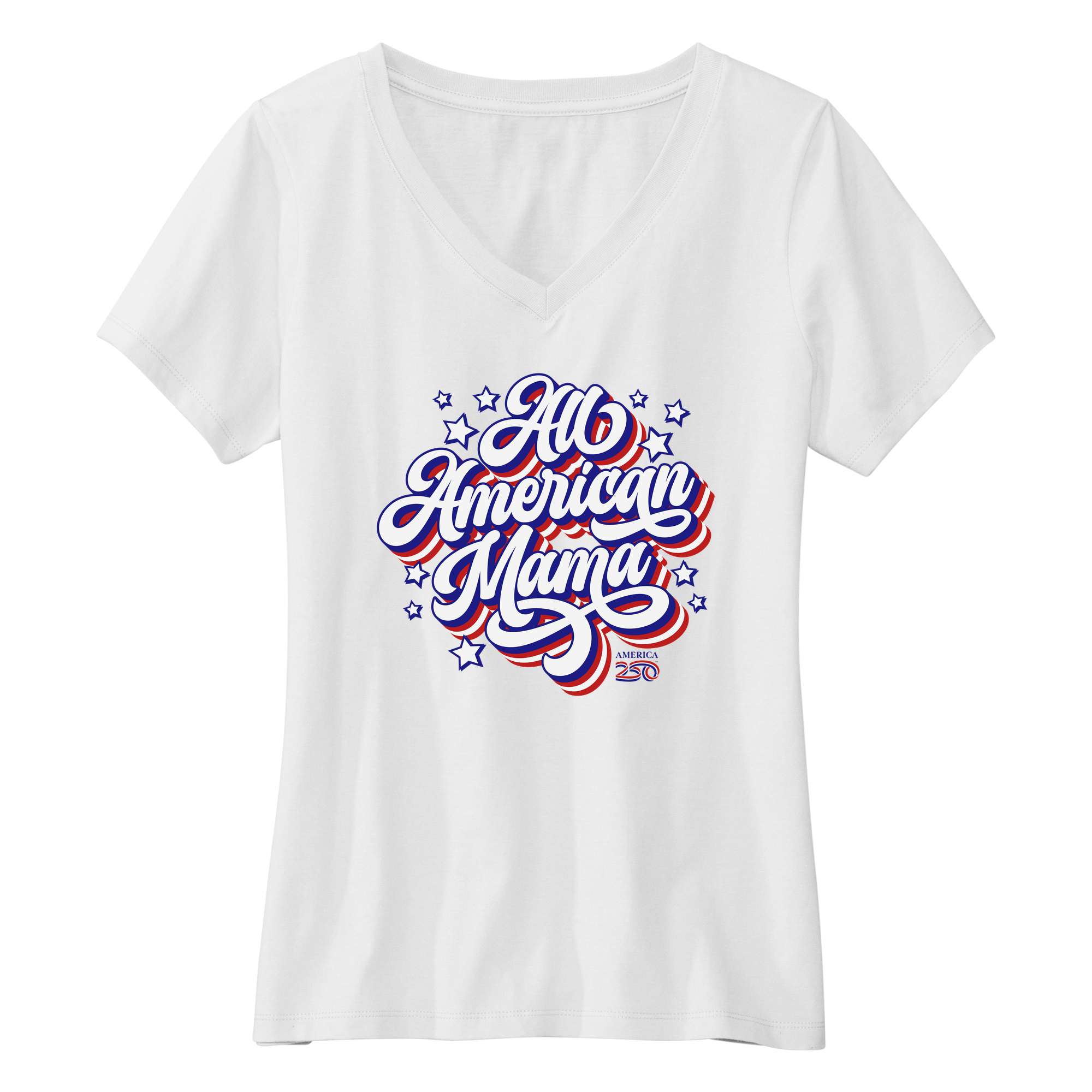 Womens Small White Short Sleeve V-neck Tee