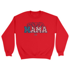 Unisex Small Red Crewneck Sweatshirt