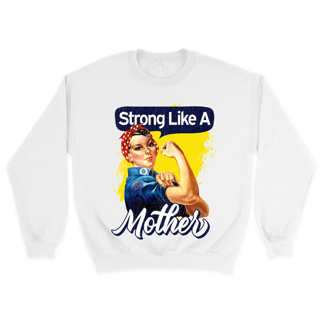 Unisex Small White Crewneck Sweatshirt