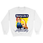 Unisex Small White Crewneck Sweatshirt