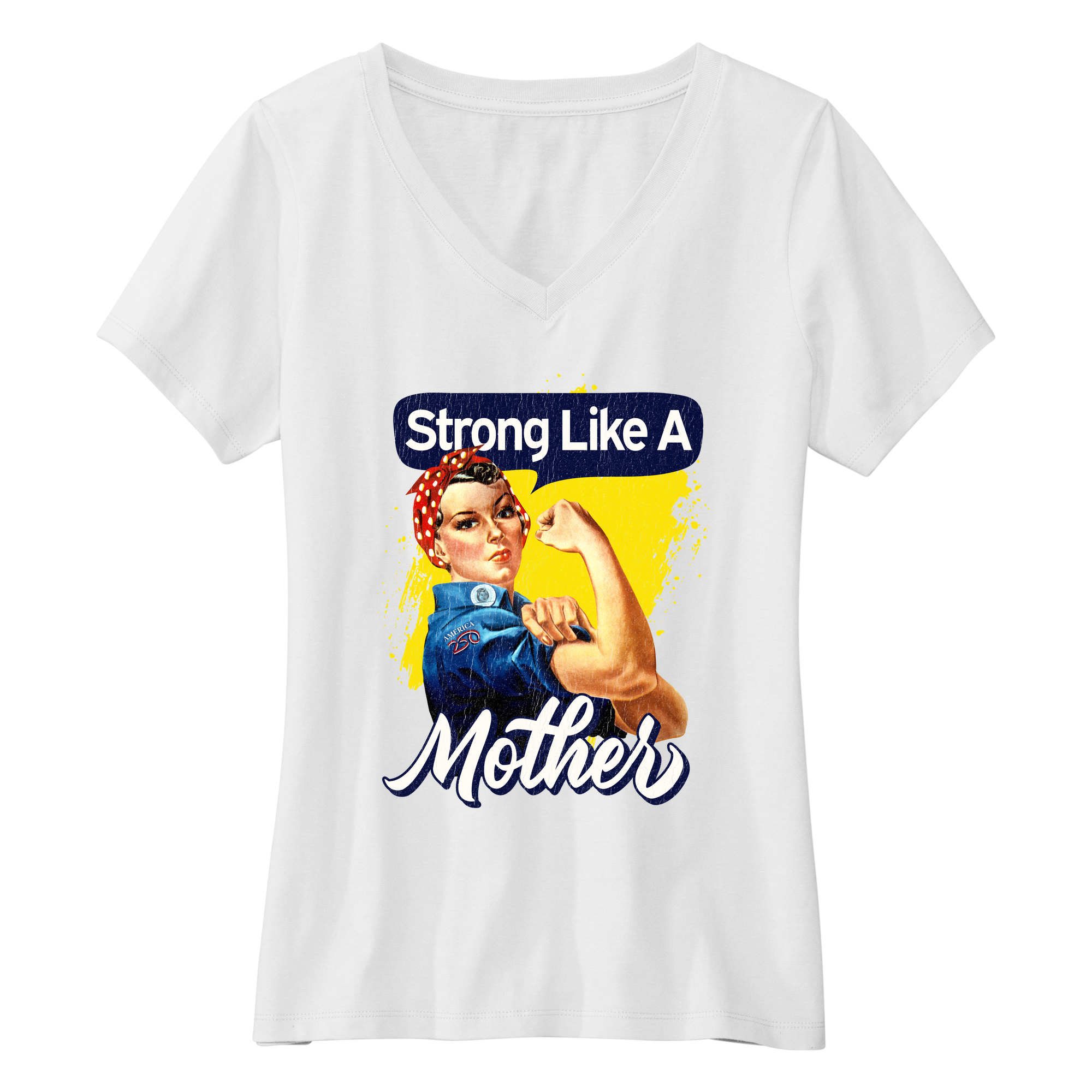 Womens Small White Short Sleeve V-neck Tee