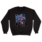 Unisex Small Black Crewneck Sweatshirt