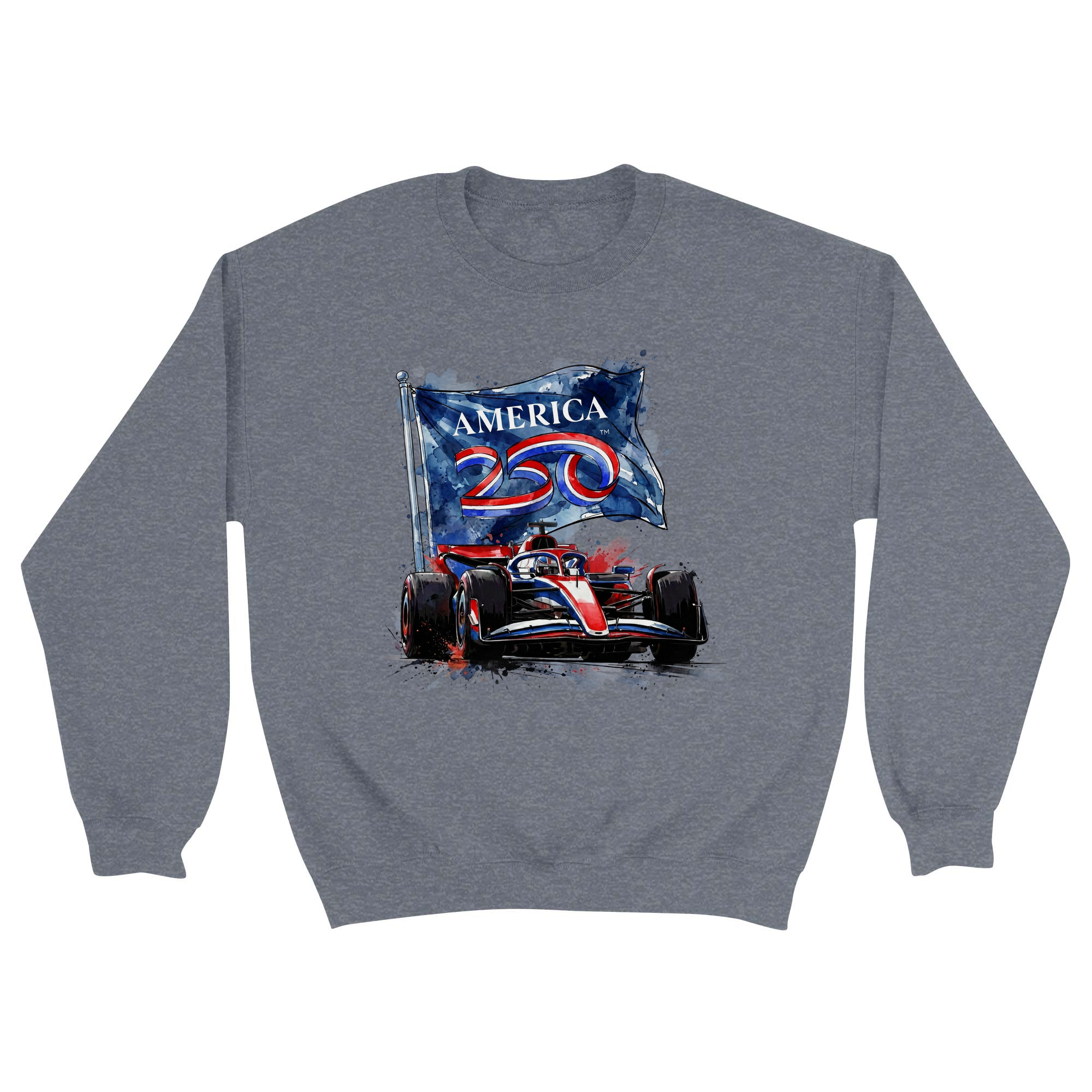 Unisex Small Dark Ash Crewneck Sweatshirt