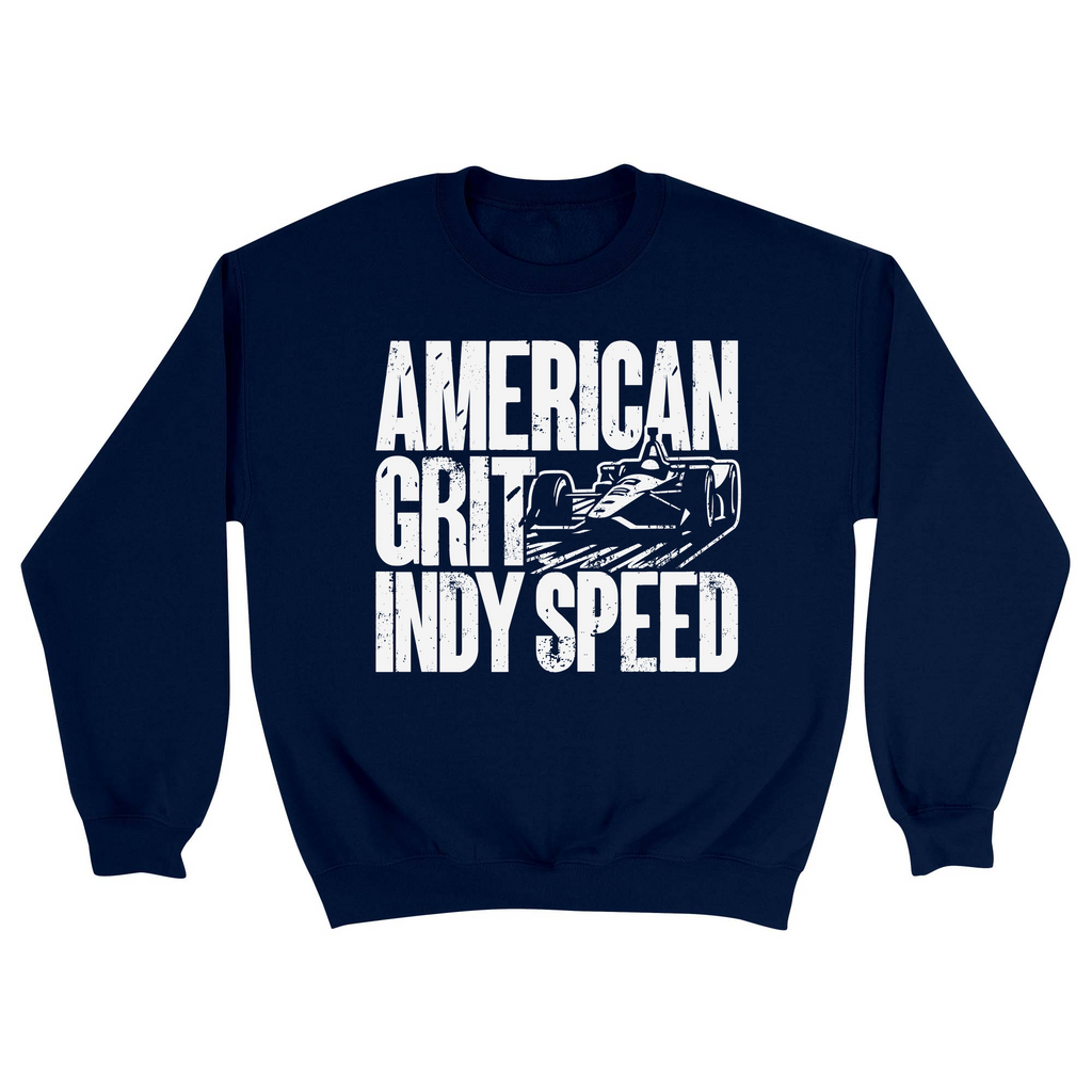 Unisex Small Navy Crewneck Sweatshirt