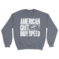 Unisex Small Dark Ash Crewneck Sweatshirt