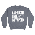 Unisex Small Dark Ash Crewneck Sweatshirt