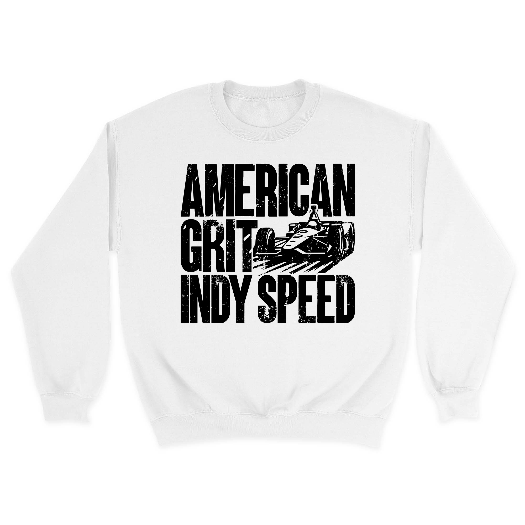 Unisex Small White Crewneck Sweatshirt
