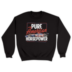 Unisex Small Black Crewneck Sweatshirt