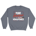 Unisex Small Dark Ash Crewneck Sweatshirt