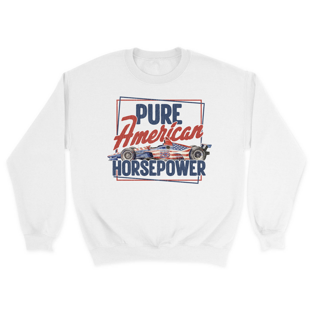 Unisex Small White Crewneck Sweatshirt
