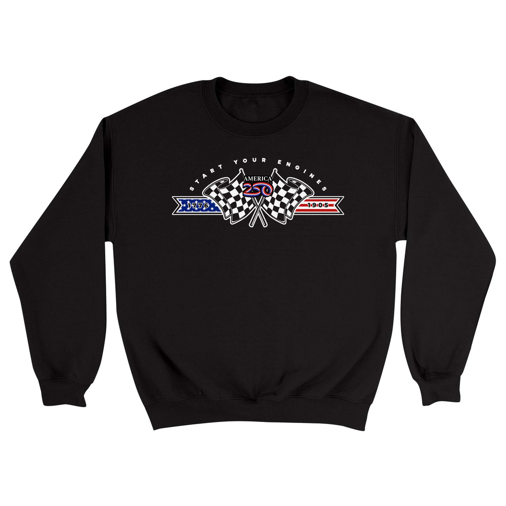 Unisex Small Black Crewneck Sweatshirt