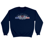Unisex Small Navy Crewneck Sweatshirt