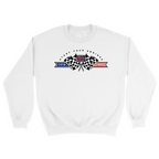 Unisex Small White Crewneck Sweatshirt