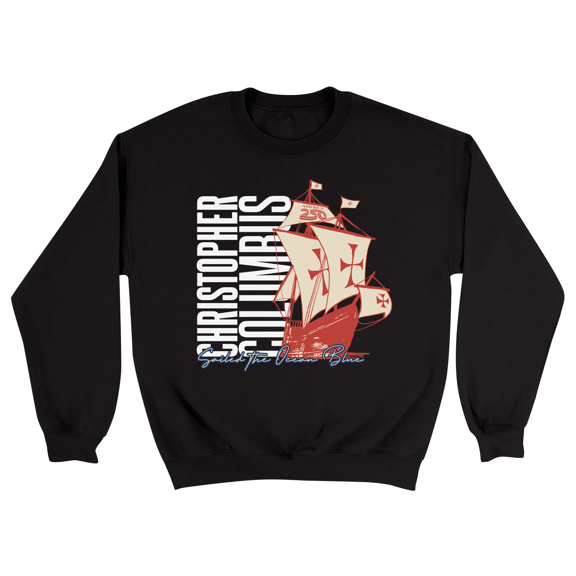 Unisex Small Black Crewneck Sweatshirt