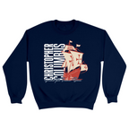 Unisex Small Navy Crewneck Sweatshirt