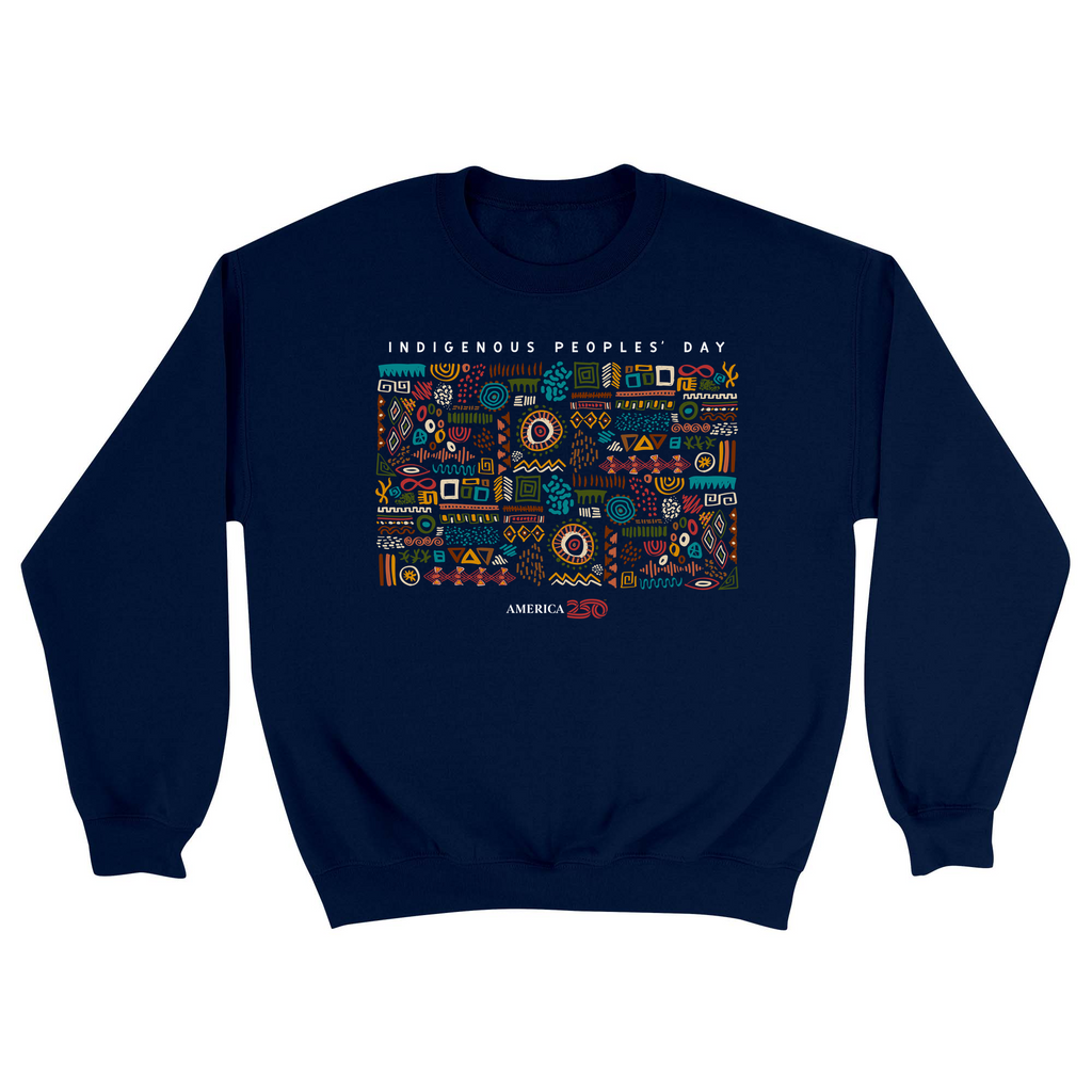 Unisex Small Navy Crewneck Sweatshirt