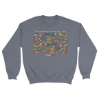 Unisex Small Dark Ash Crewneck Sweatshirt