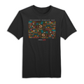 Mens Small Black Short Sleeve Tee