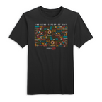 Mens Small Black Short Sleeve Tee