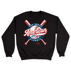 Unisex Small Black Crewneck Sweatshirt