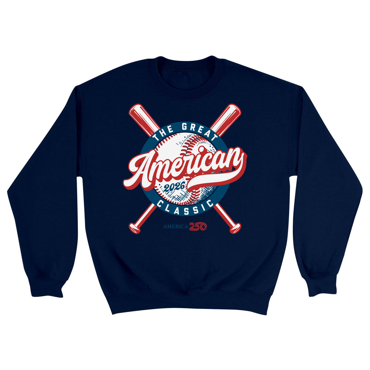 Unisex Small Navy Crewneck Sweatshirt