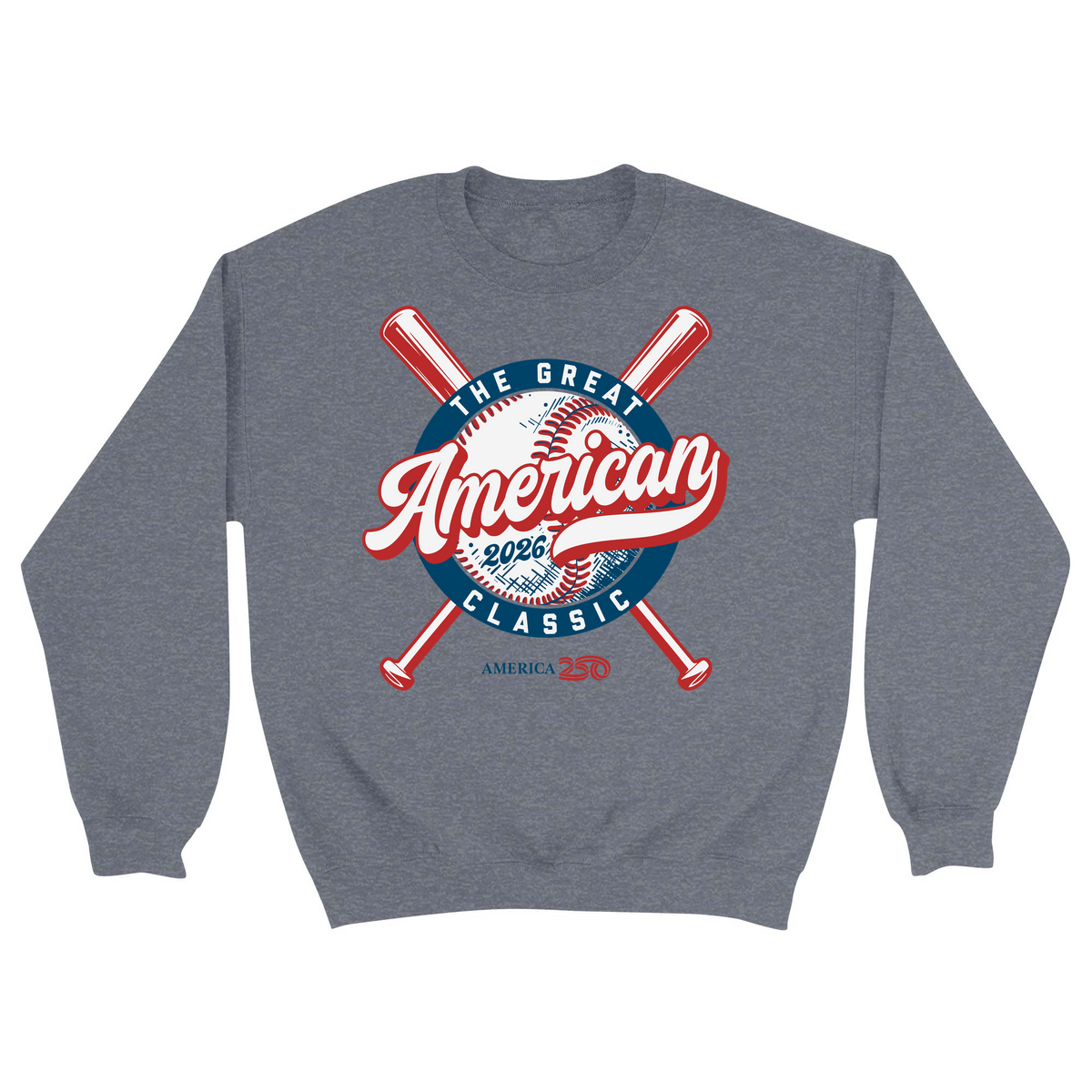 Unisex Small Dark Ash Crewneck Sweatshirt