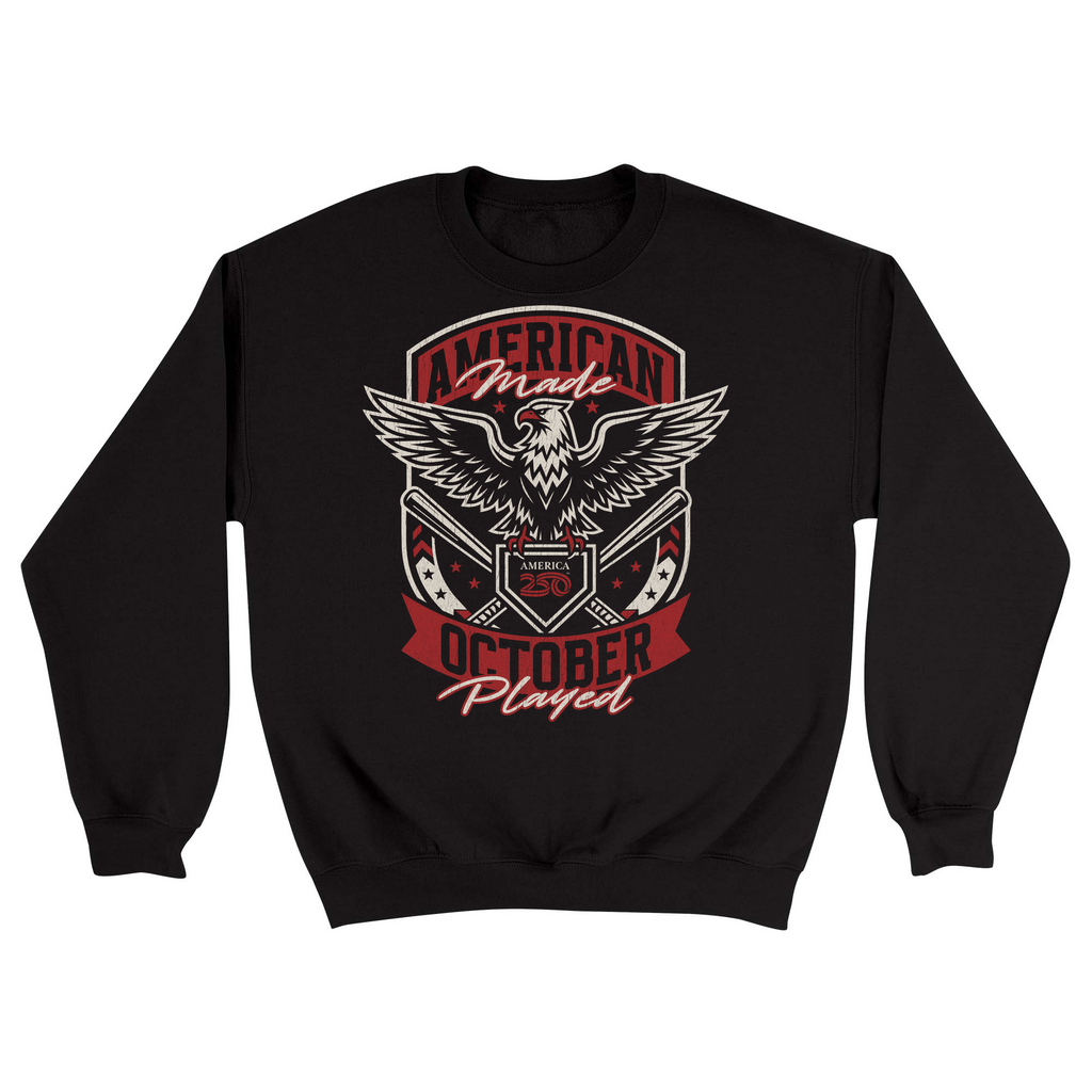 Unisex Small Black Crewneck Sweatshirt