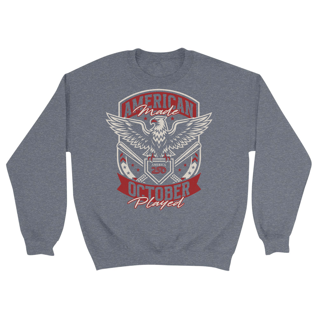 Unisex Small Dark Ash Crewneck Sweatshirt