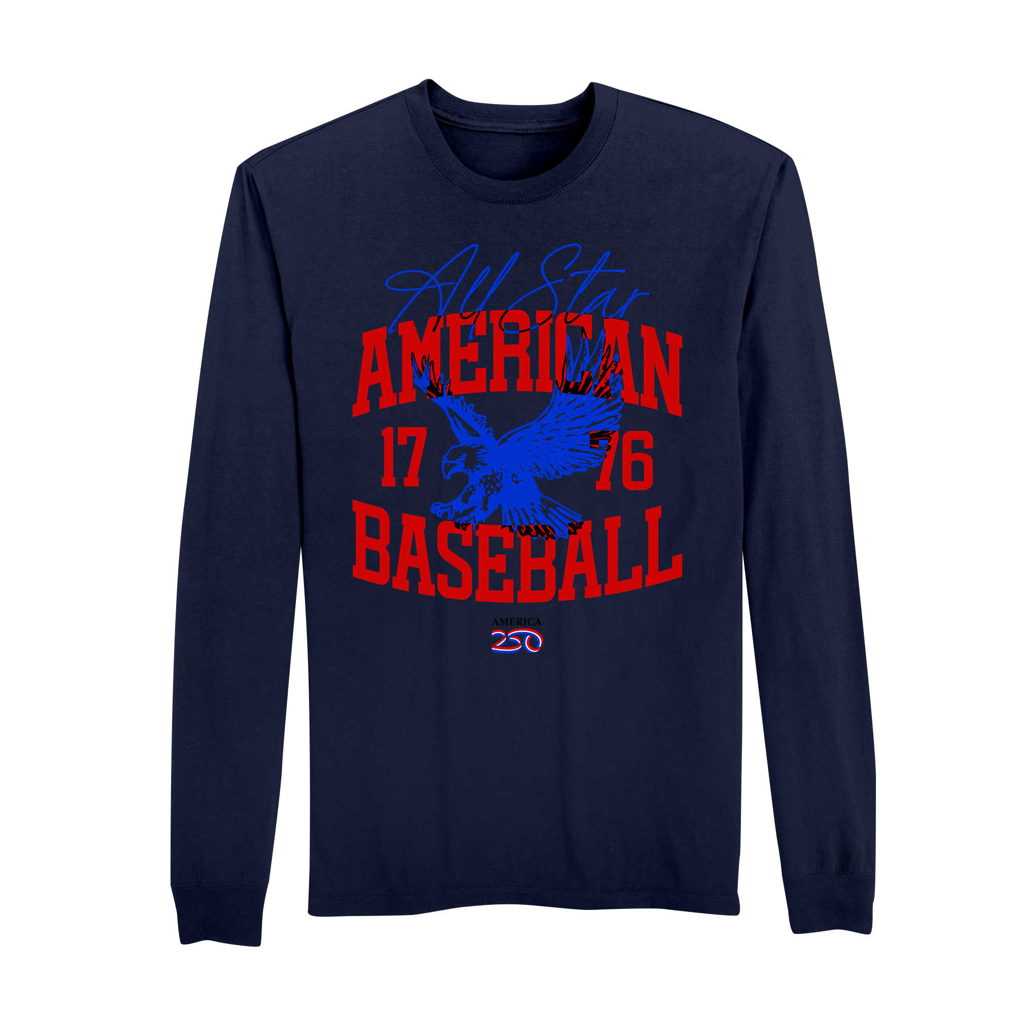 America250 All Star American Men's Long Sleeve T-Shirt