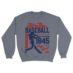Unisex Small Dark Ash Crewneck Sweatshirt