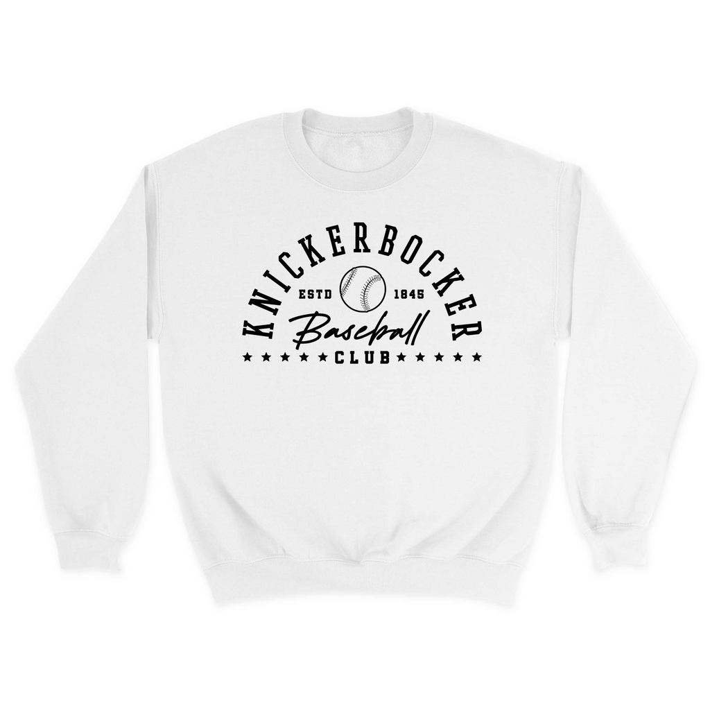 Unisex Small White Crewneck Sweatshirt