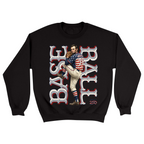 Unisex Small Black Crewneck Sweatshirt