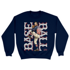 Unisex Small Navy Crewneck Sweatshirt
